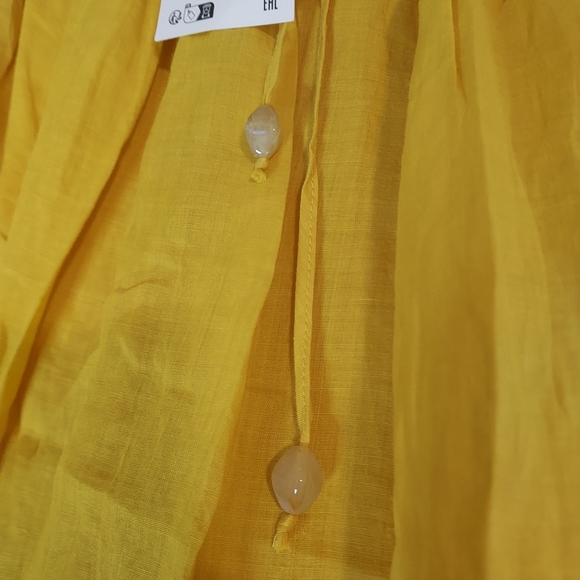 Zara Long Ramie Skirt - Picture 8 of 11